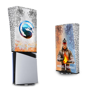Capa Anti Poeira PS5 Pro Vertical - Mortal Kombat 1 - Pop Arte Skins - foto 3