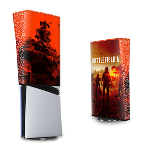 Capa Anti Poeira PS5 Pro Vertical - Battlefield 6 - Pop Arte Skins - foto 3