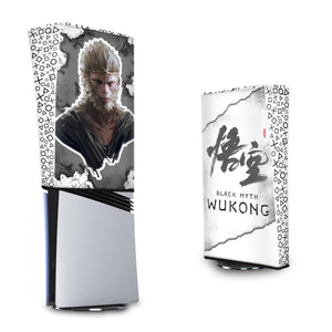 Capa Anti Poeira PS5 Pro Vertical - Black Myth: Wukong - Pop Arte Skins - foto 3