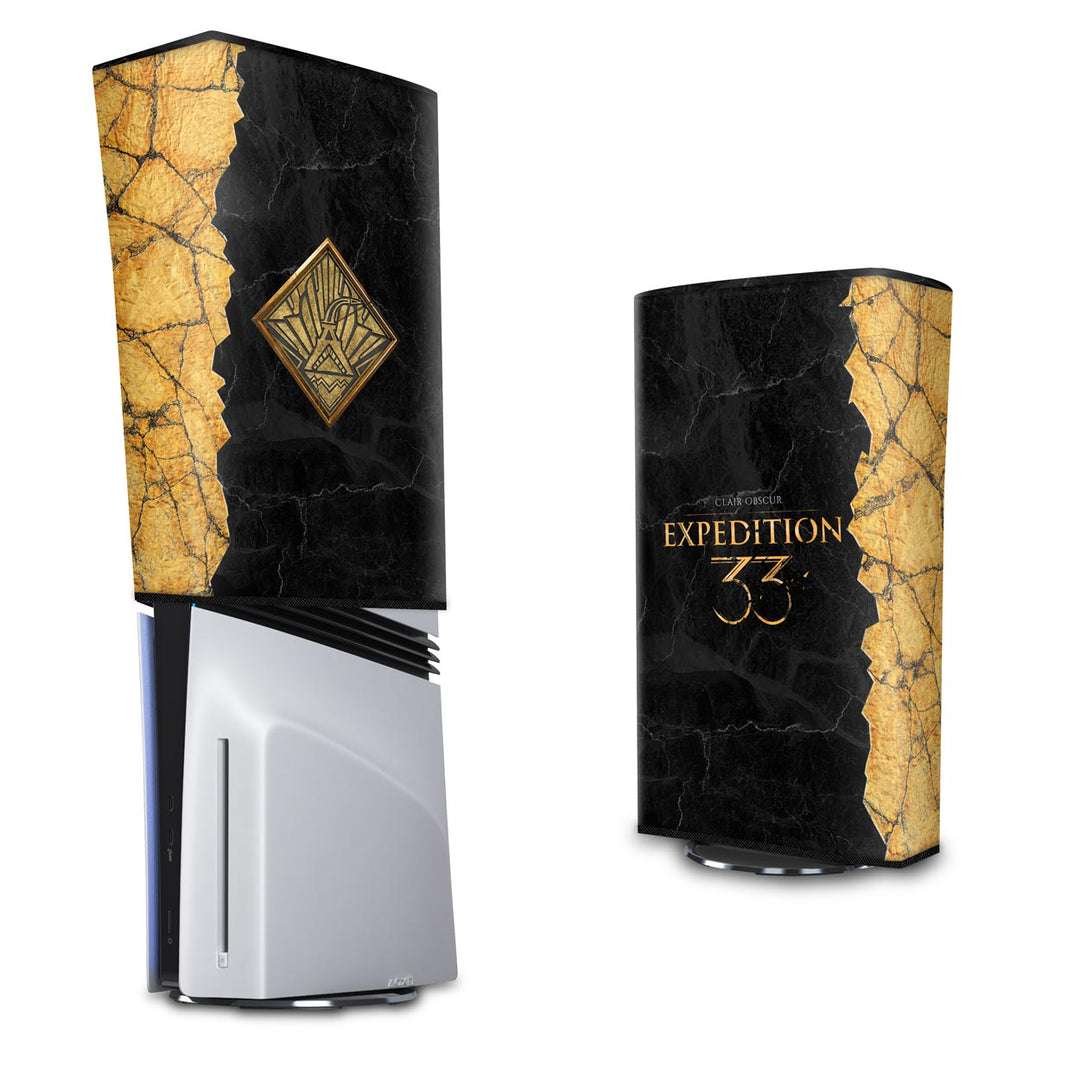 Capa Anti Poeira PS5 Pro Vertical - Clair Obscur: Expedition 33 - Pop Arte Skins