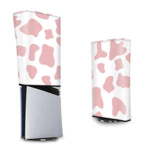 Capa Anti Poeira PS5 Pro Vertical - Vaquinha Rosa - Pop Arte Skins - foto 3