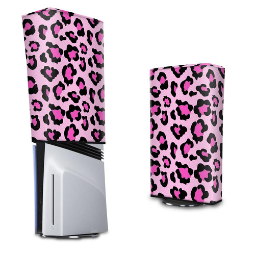 Capa Anti Poeira PS5 Pro Vertical - Onça Rosa