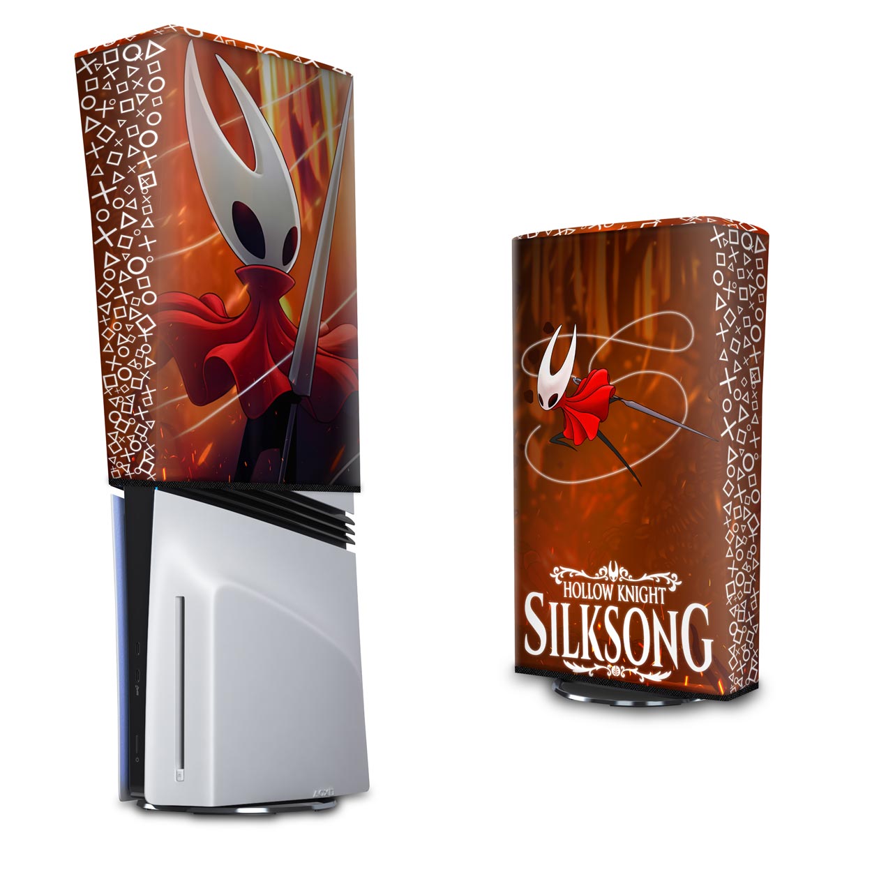 Capa Anti Poeira PS5 Pro Vertical - Hollow Knight: Silksong