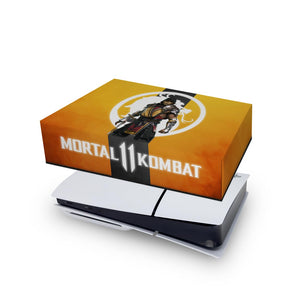 Capa Anti Poeira PS5 Slim Horizontal - Mortal Kombat 11 - Pop Arte Skins