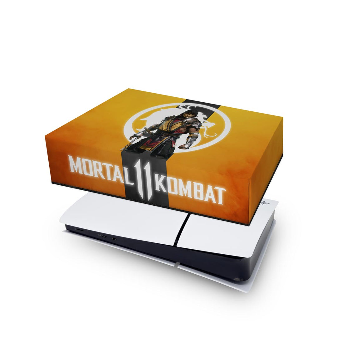 Capa Anti Poeira PS5 Slim Horizontal - Mortal Kombat 11 - Pop Arte Skins - foto 4