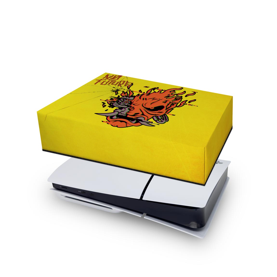 PS5 Slim Capa Anti Poeira Horizontal - Cyberpunk 2077
