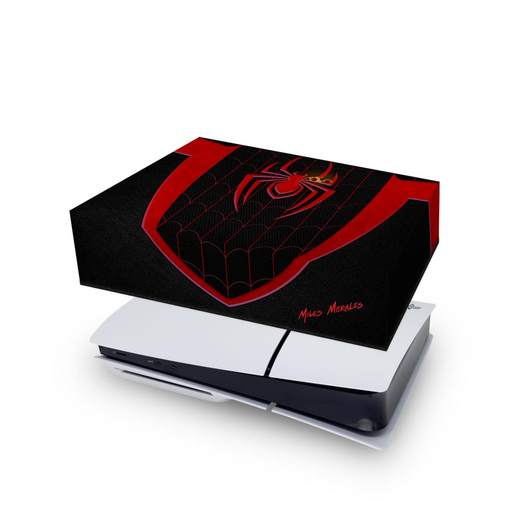 Capa Anti Poeira PS5 Slim Horizontal - Spider-Man: Miles Morales - Pop Arte Skins