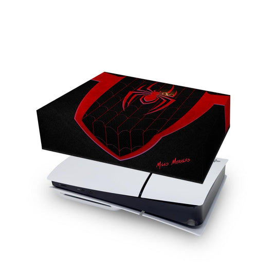 Capa Anti Poeira PS5 Slim Horizontal - Spider-Man: Miles Morales