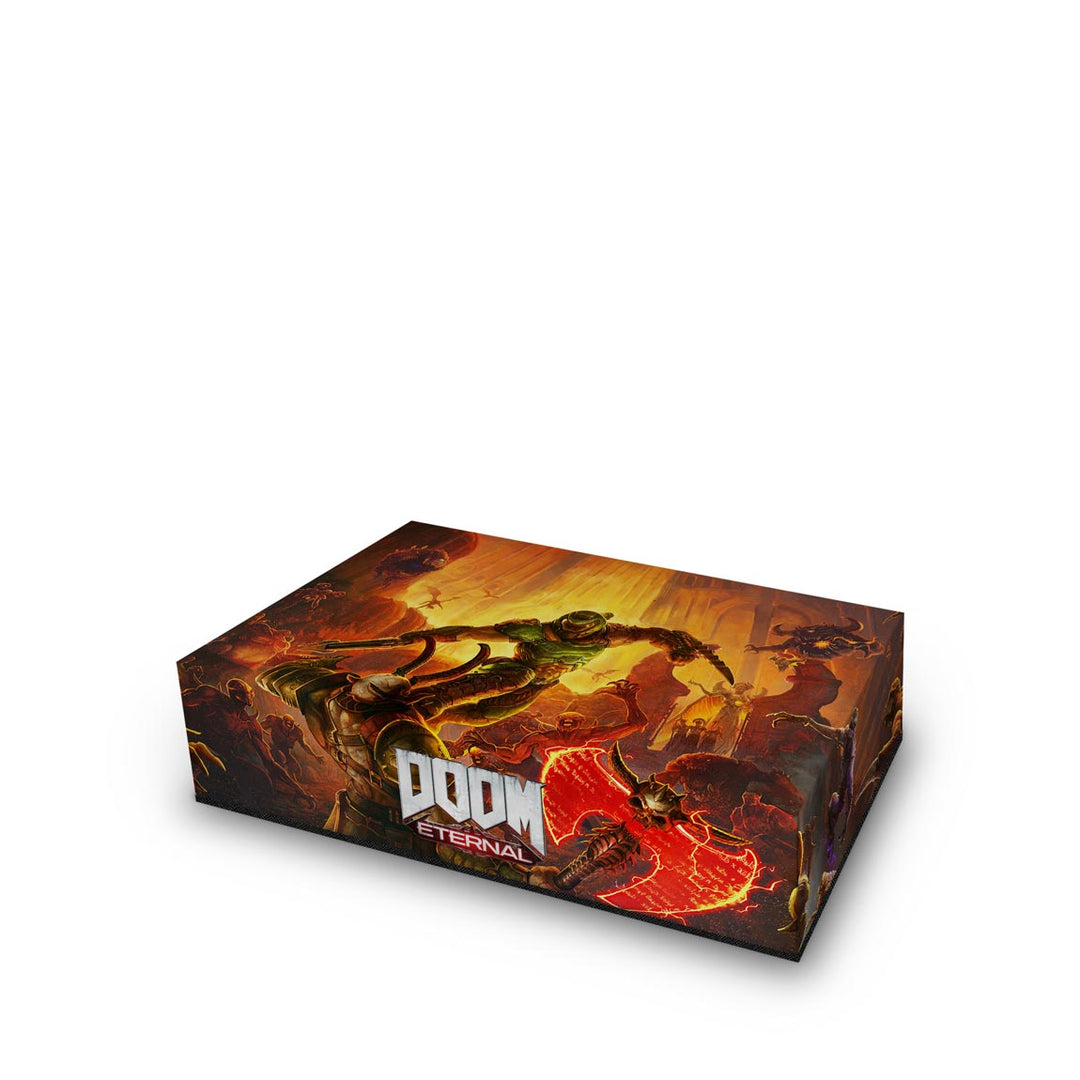 Capa Anti Poeira PS5 Slim Horizontal - Doom Eternal - Pop Arte Skins - foto 2