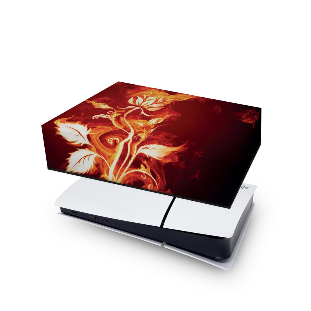 Capa Anti Poeira PS5 Slim Horizontal - Fire Flower - Pop Arte Skins - foto 4