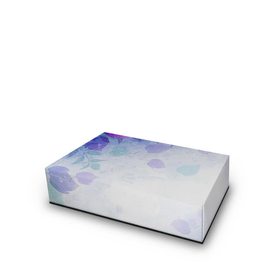 Capa Anti Poeira PS5 Slim Horizontal - Folhas Lilás