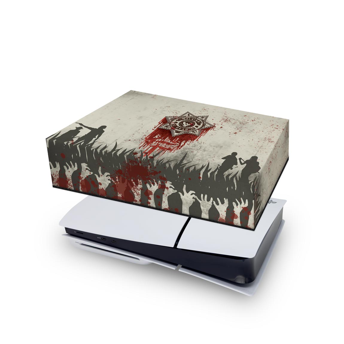 PS5 Slim Capa Anti Poeira Horizontal - The Walking Dead