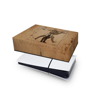 Capa Anti Poeira PS5 Slim Horizontal - Assassin’S Creed Vitruviano - Pop Arte Skins - foto 4