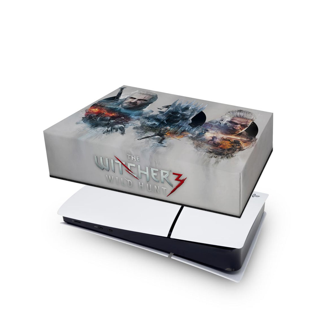 Capa Anti Poeira PS5 Slim Horizontal - The Witcher 3 - Pop Arte Skins - foto 4