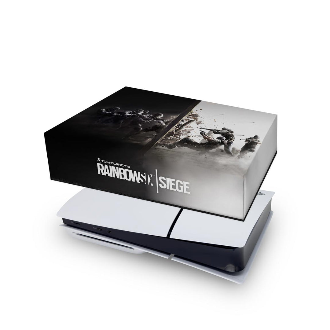 Capa Anti Poeira PS5 Slim Horizontal - Tom Clancy's Rainbow Six Siege - Pop Arte Skins