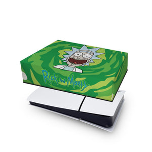 Capa Anti Poeira PS5 Slim Horizontal - Rick And Morty - Pop Arte Skins - foto 4