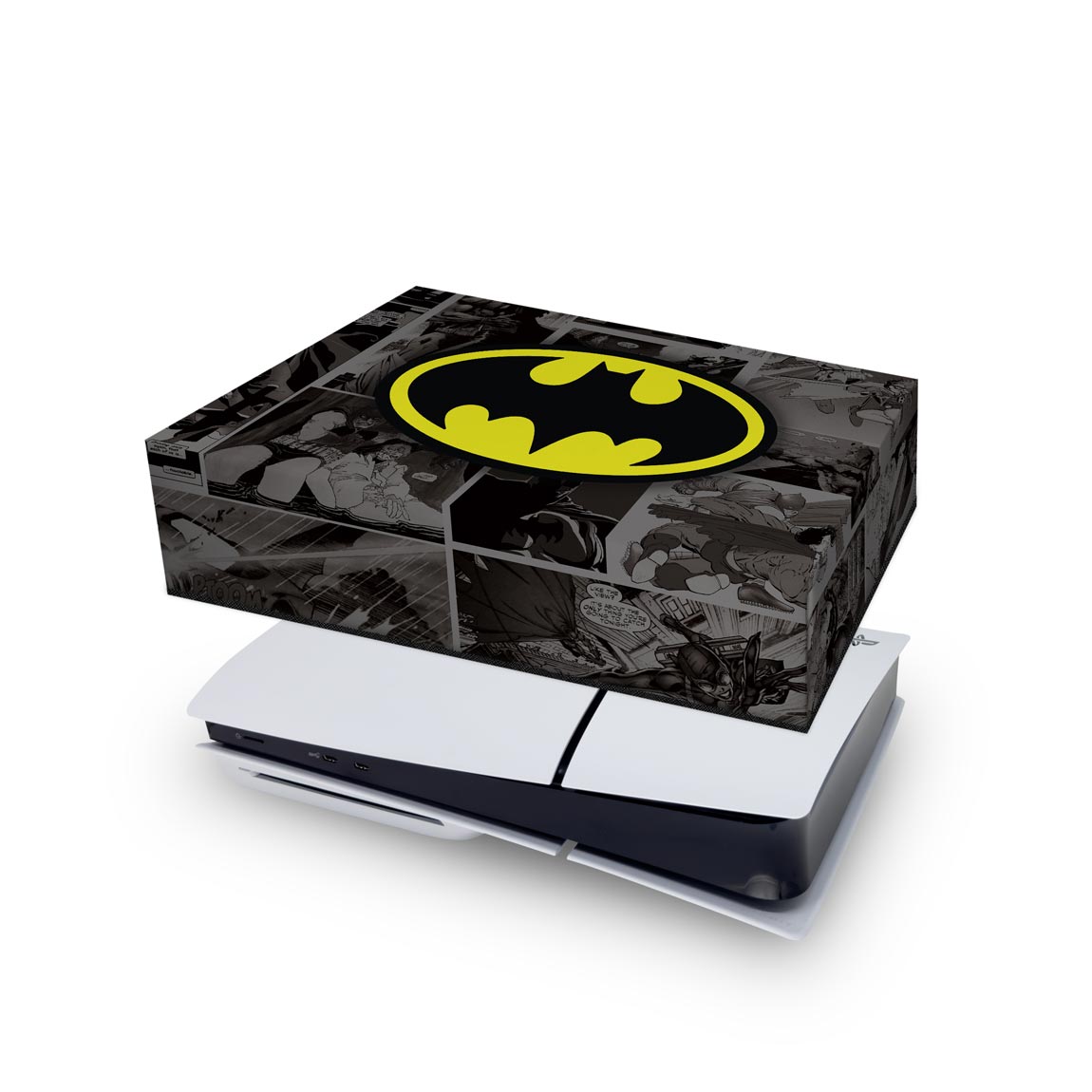 PS5 Slim Capa Anti Poeira Horizontal - Batman Comics