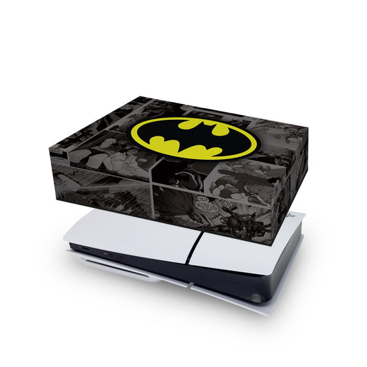 Capa Anti Poeira PS5 Slim Horizontal - Batman Comics