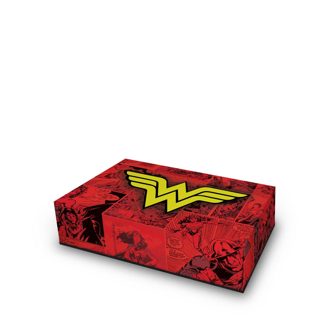 Capa Anti Poeira PS5 Slim Horizontal - Mulher Maravilha Comics - Pop Arte Skins - foto 2