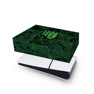 Capa Anti Poeira PS5 Slim Horizontal - Hulk Comics - Pop Arte Skins - foto 4