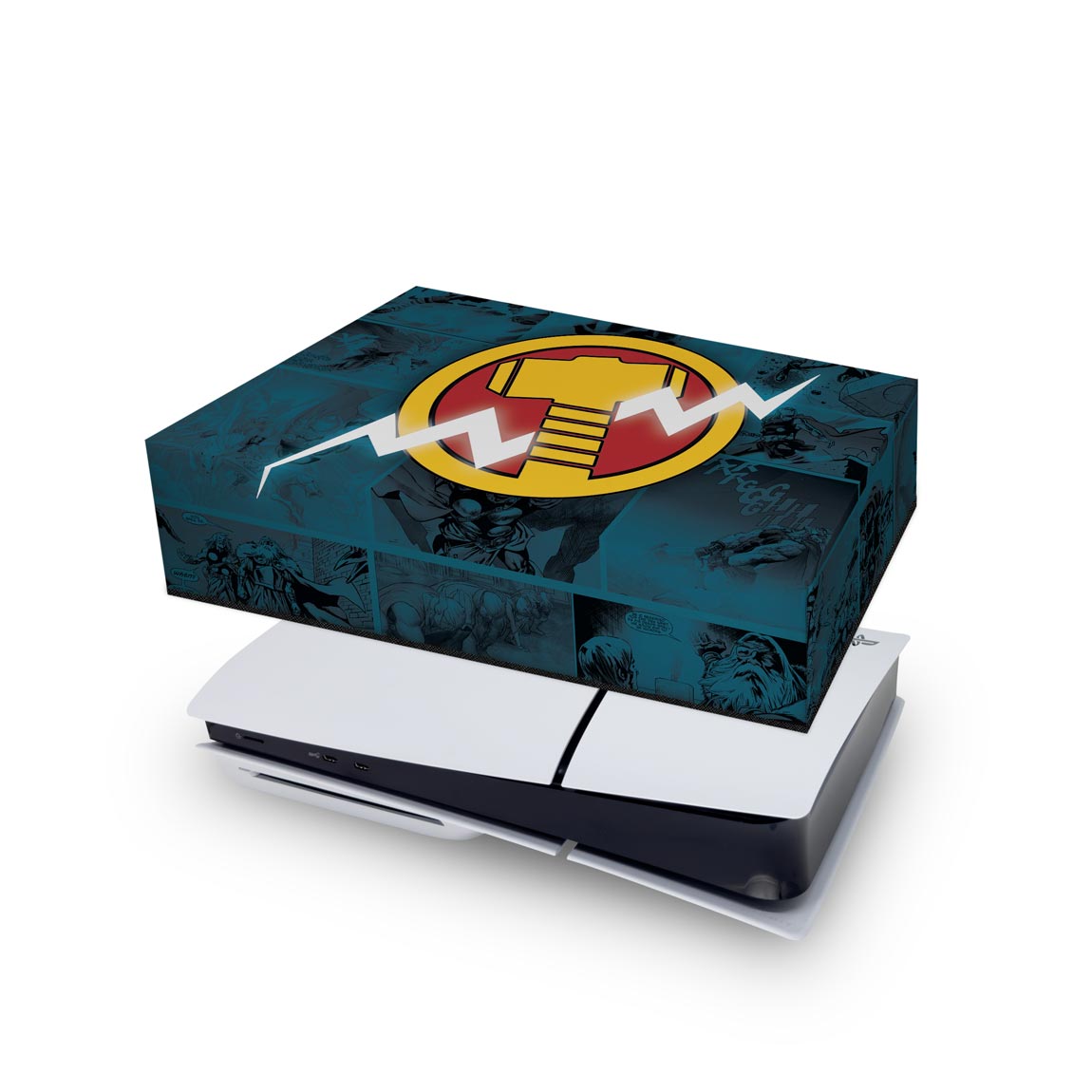 Capa Anti Poeira PS5 Slim Horizontal - Thor Comics