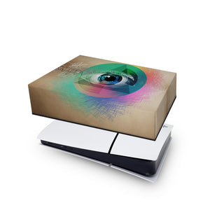 Capa Anti Poeira PS5 Slim Horizontal - Abstrato #89 - Pop Arte Skins - foto 4