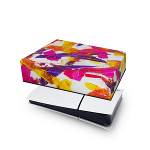 Capa Anti Poeira PS5 Slim Horizontal - Abstrato #103 - Pop Arte Skins - foto 4
