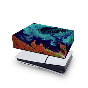 Capa Anti Poeira PS5 Slim Horizontal - Abstrato #105 - Pop Arte Skins