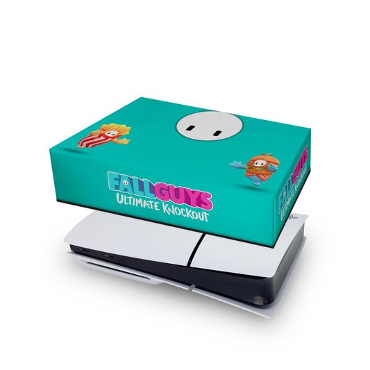 Capa Anti Poeira PS5 Slim Horizontal - Fall Guys