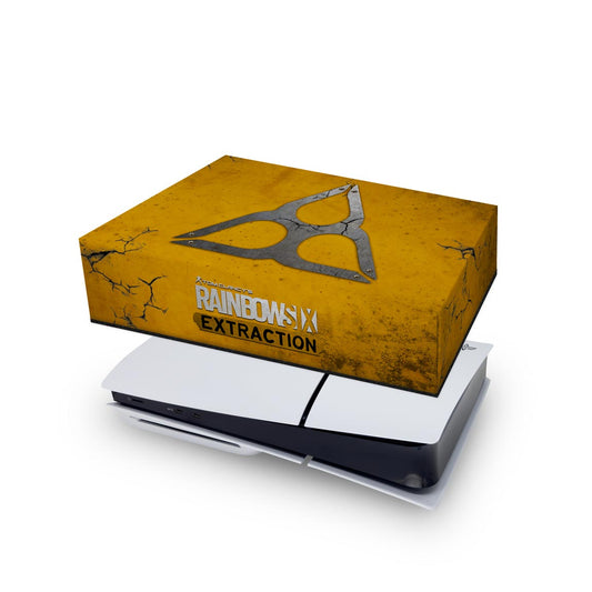 Capa Anti Poeira PS5 Slim Horizontal - Tom Clancy's Rainbow Six Siege Extraction