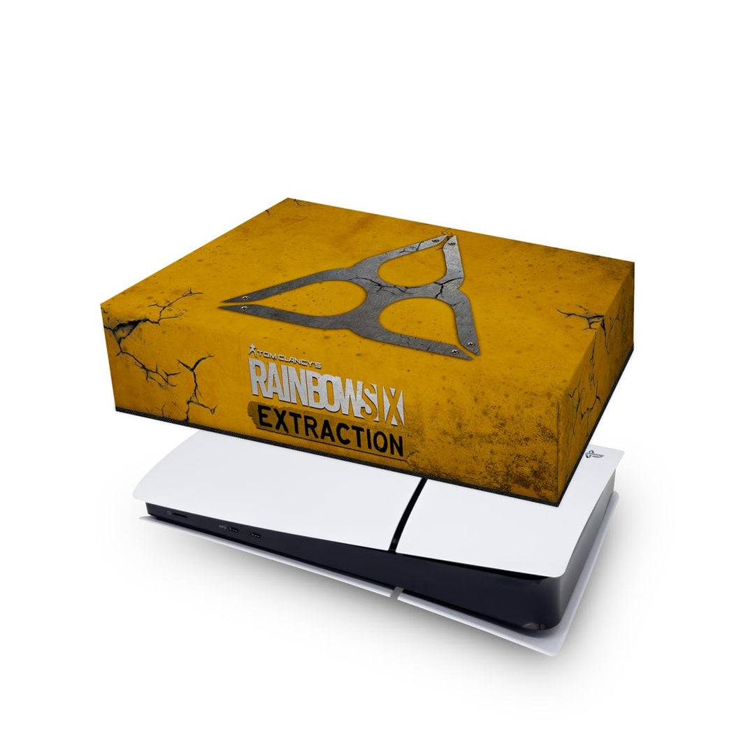 Capa Anti Poeira PS5 Slim Horizontal - Tom Clancy's Rainbow Six Siege Extraction - Pop Arte Skins - foto 4
