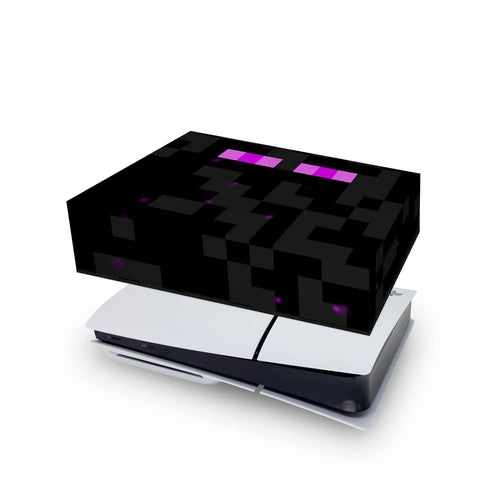 Capa Anti Poeira PS5 Slim Horizontal - Minecraft Enderman