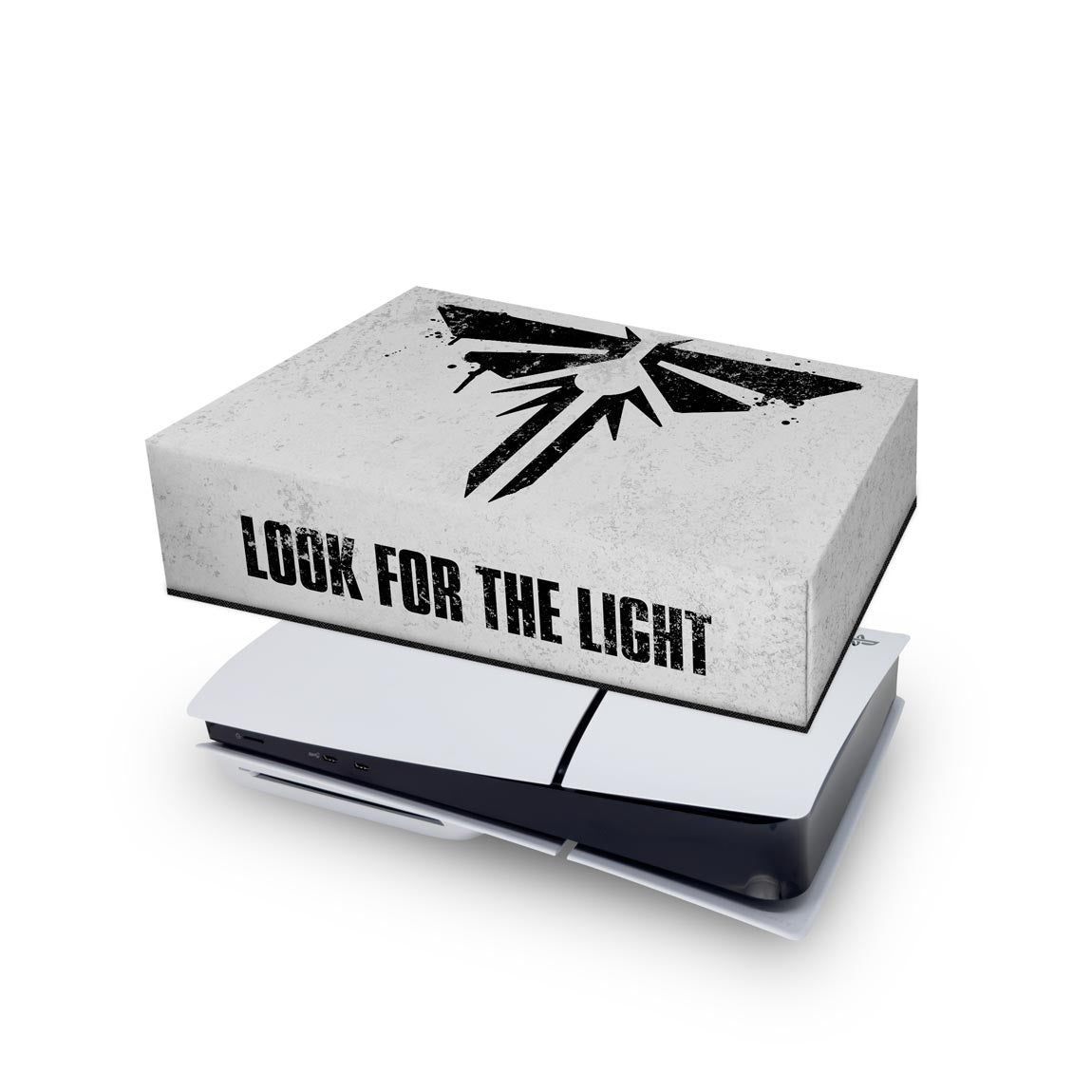 PS5 Slim Capa Anti Poeira Horizontal - The Last Of Us Firefly