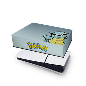 Capa Anti Poeira PS5 Slim Horizontal - Pokemon Squirtle - Pop Arte Skins - foto 4