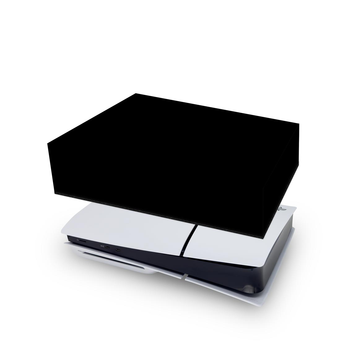 PS5 Slim Capa Anti Poeira Horizontal - Preta All Black