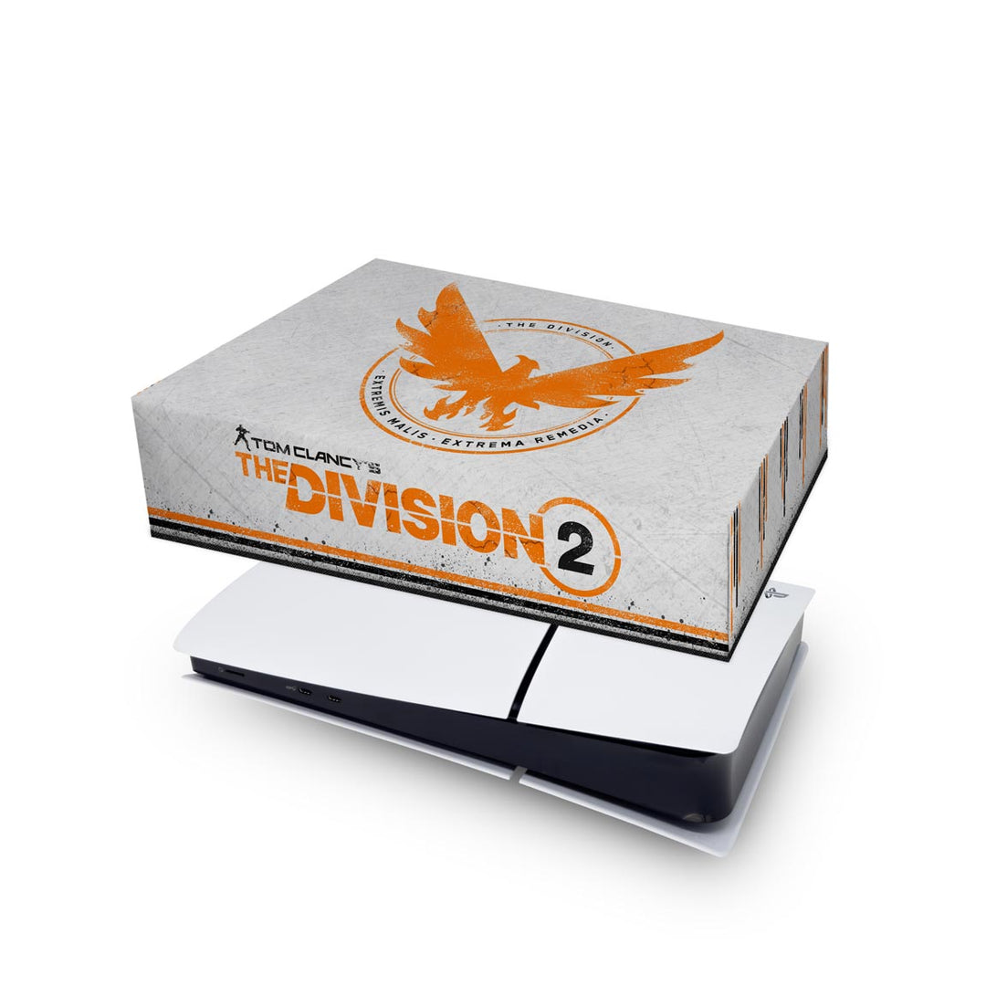 Capa Anti Poeira PS5 Slim Horizontal - The Division 2 - Pop Arte Skins - foto 4