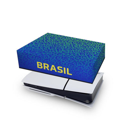 Capa Anti Poeira PS5 Slim Horizontal - Brasil