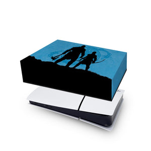 Capa Anti Poeira PS5 Slim Horizontal - God of War Ragnarok Edition - Pop Arte Skins - foto 4