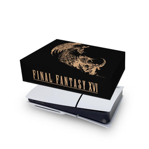 Capa Anti Poeira PS5 Slim Horizontal - Final Fantasy XVI Edition - Pop Arte Skins