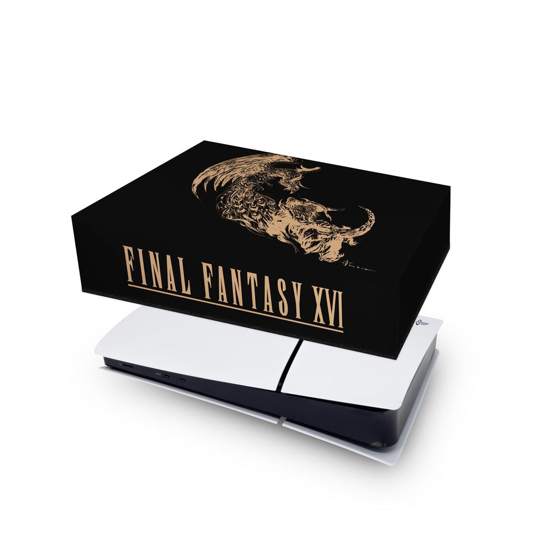 Capa Anti Poeira PS5 Slim Horizontal - Final Fantasy XVI Edition - Pop Arte Skins - foto 4