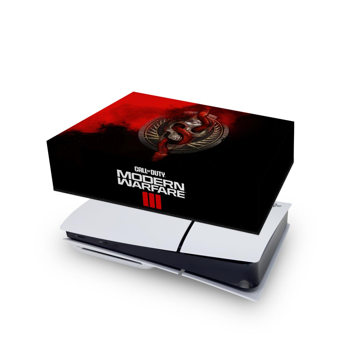 PS5 Slim Capa Anti Poeira Horizontal - Call Of Duty Modern Warfare III