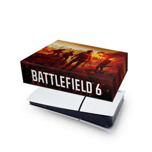 Capa Anti Poeira PS5 Slim Horizontal - Battlefield 6 - Pop Arte Skins - foto 3