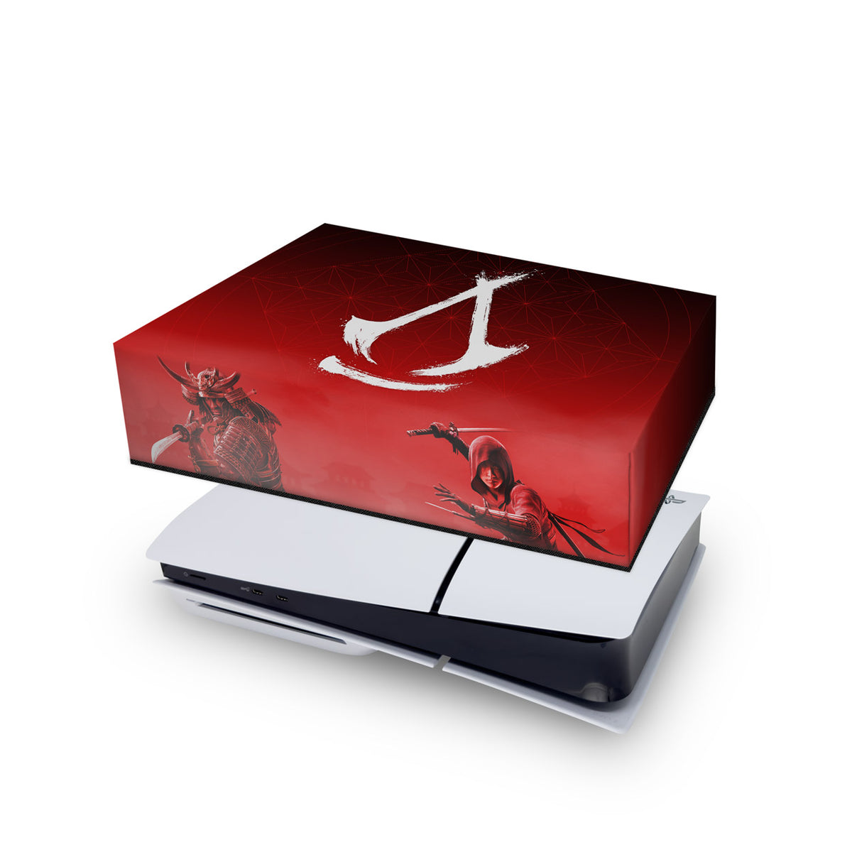 PS5 Slim Capa Anti Poeira Horizontal - Assassin's Creed Shadows