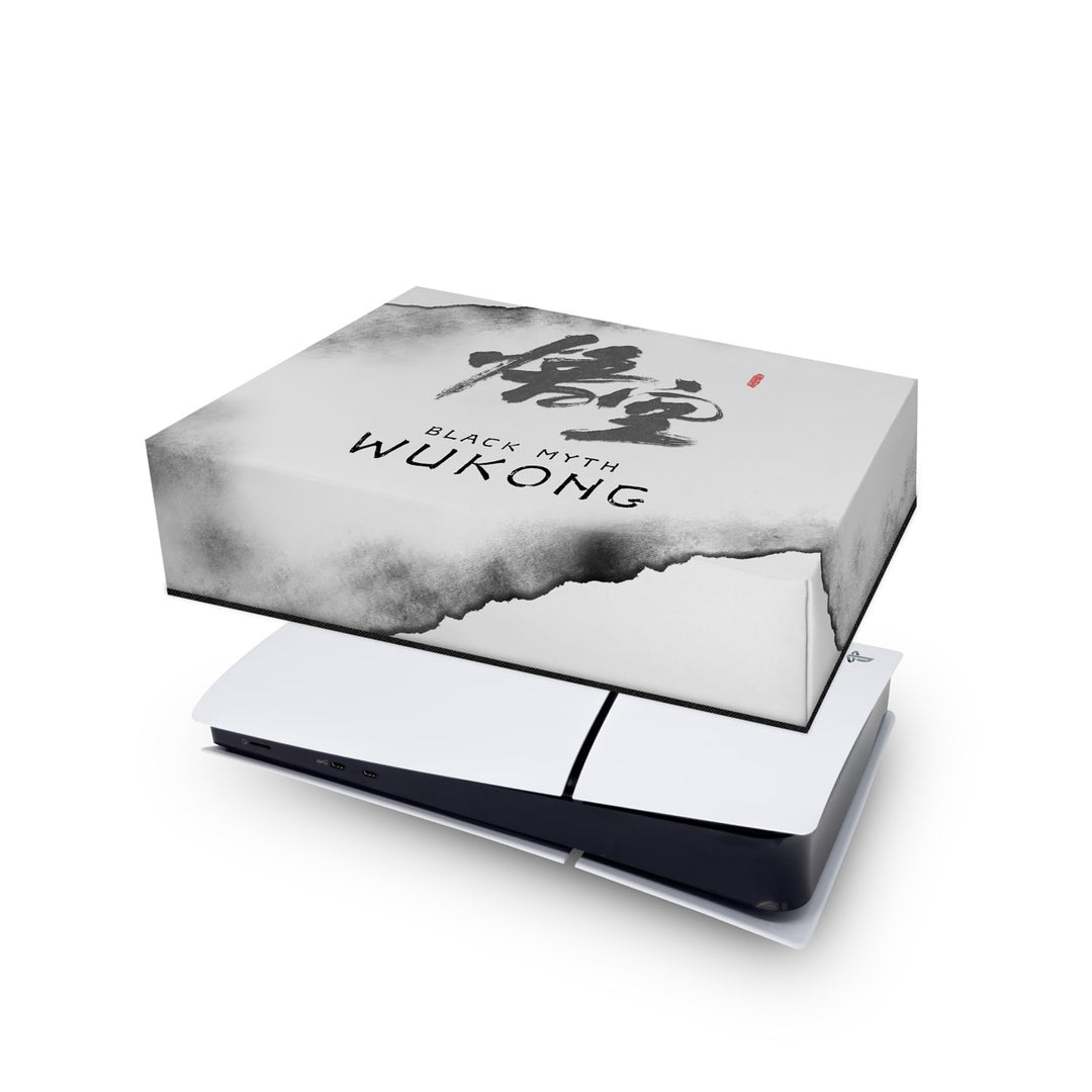 Capa Anti Poeira PS5 Slim Horizontal - Black Myth: Wukong - Pop Arte Skins - foto 3