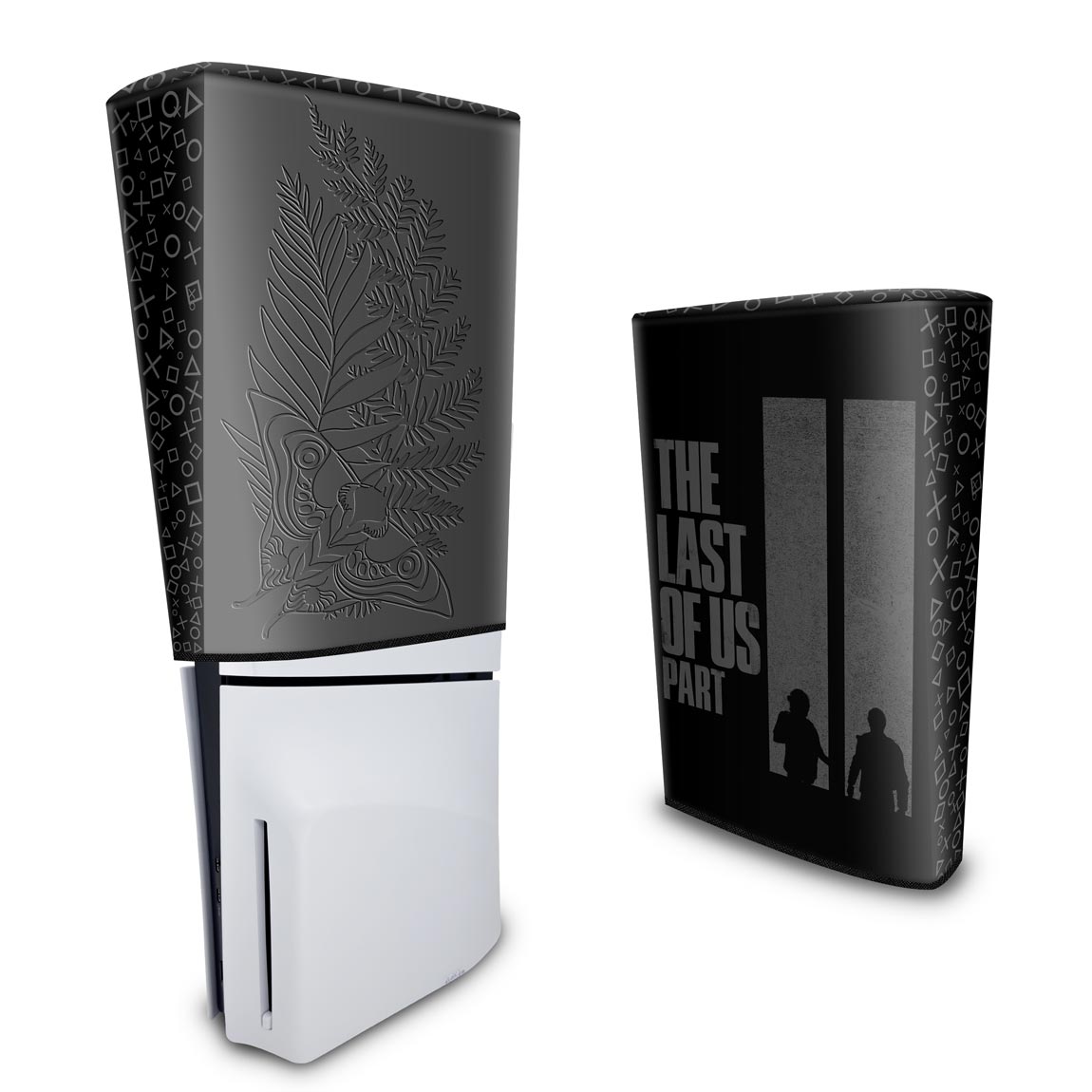 Capa PS5 Slim Anti Poeira Vertical - The Last Of Us Part II Bundle