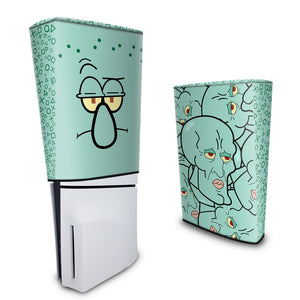 Capa Anti Poeira PS5 Slim Vertical - Lula Molusco - Pop Arte Skins