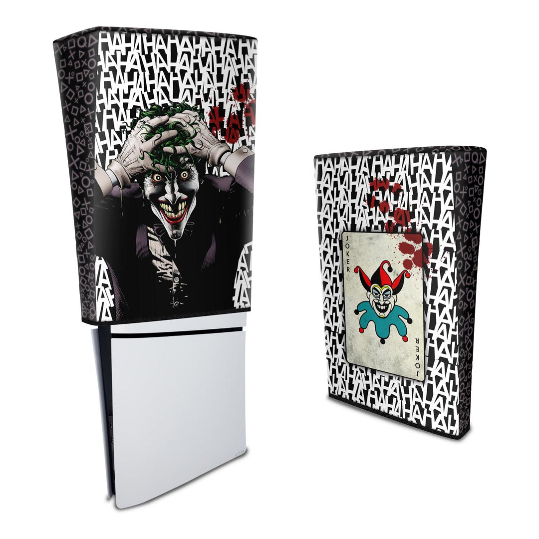 Capa Anti Poeira PS5 Slim Vertical - Joker Coringa - Pop Arte Skins - foto 3