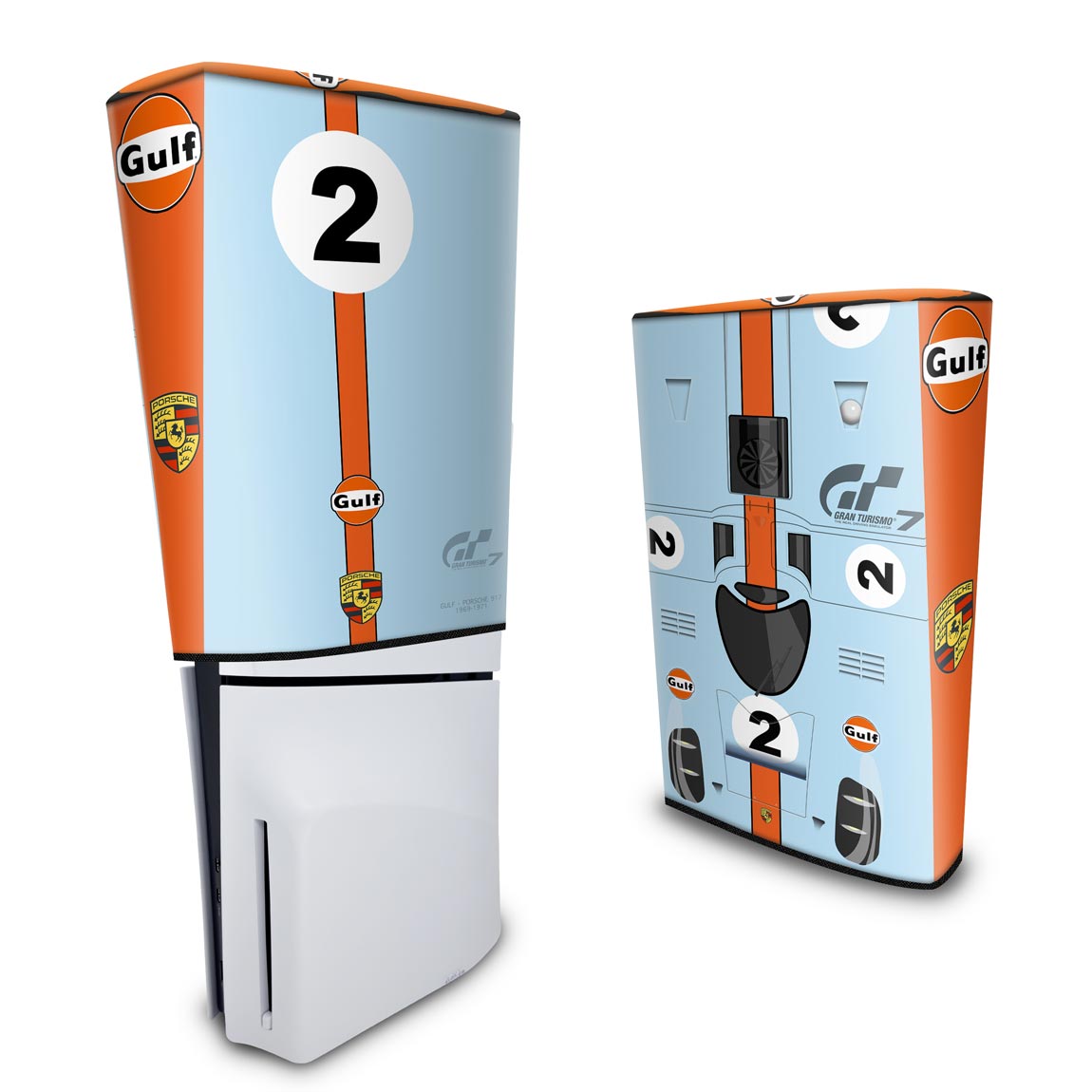 Capa PS5 Slim Anti Poeira Vertical - Gran Turismo 7