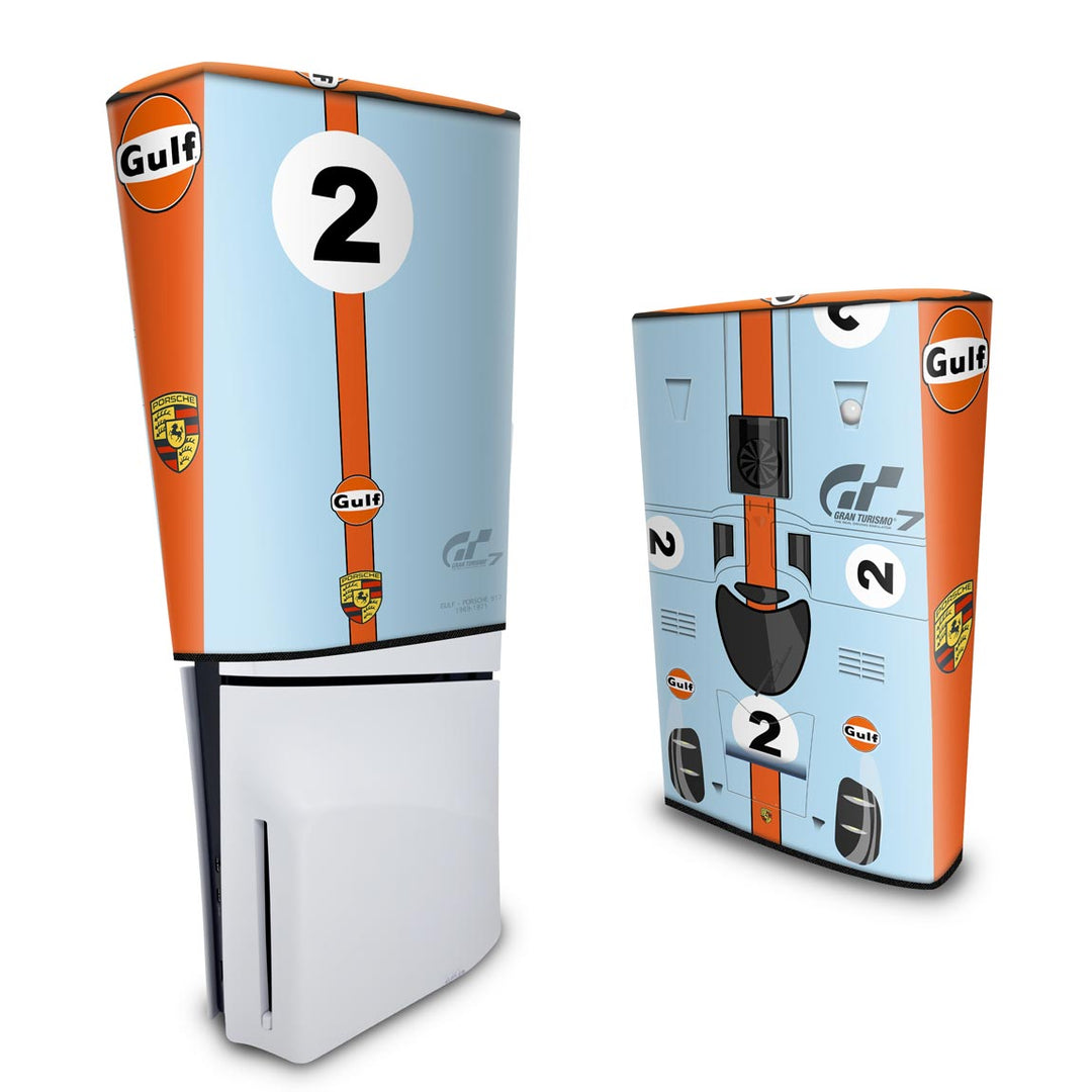 Capa Anti Poeira PS5 Slim Vertical - Gran Turismo 7 - Pop Arte Skins