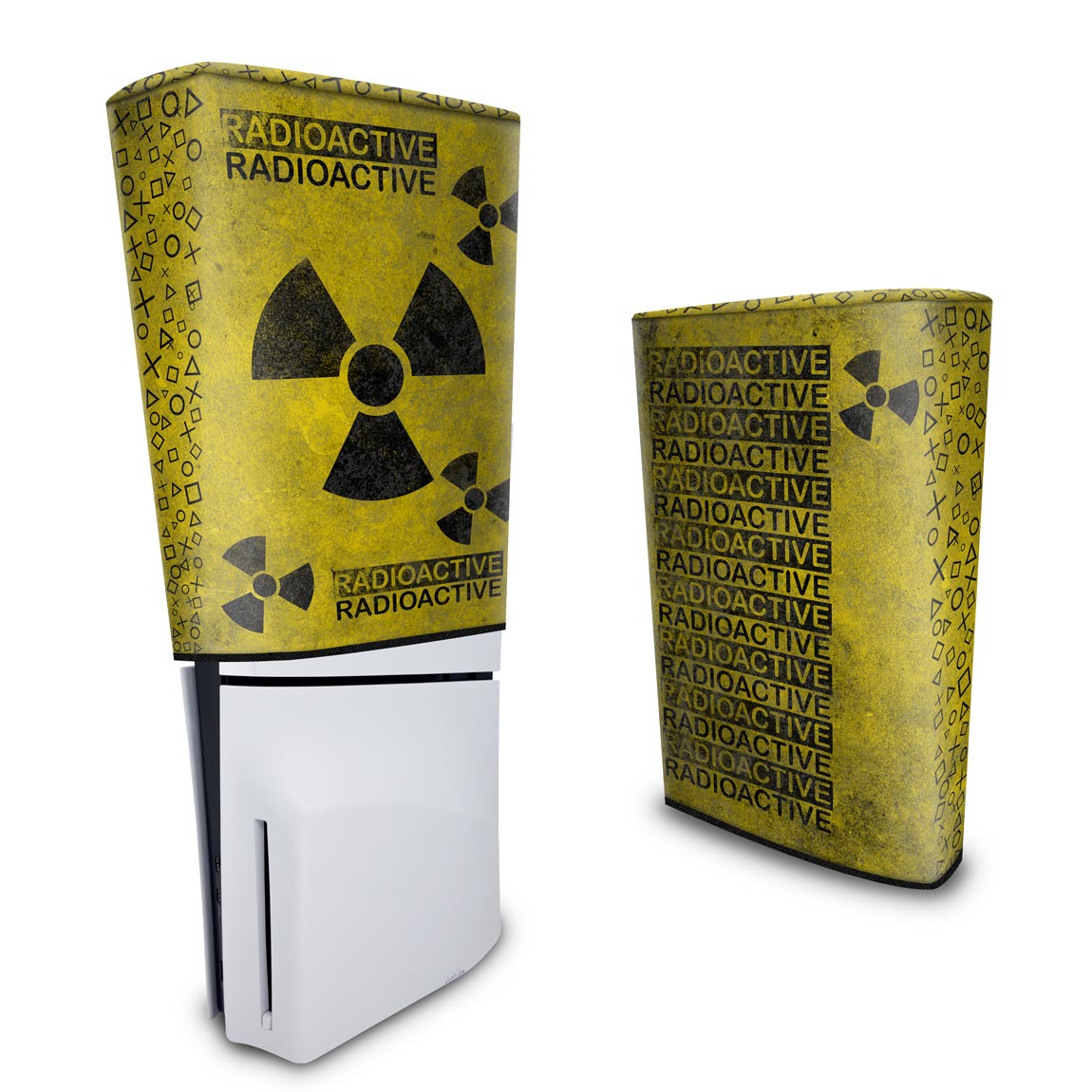 Capa PS5 Slim Anti Poeira Vertical - Radioativo